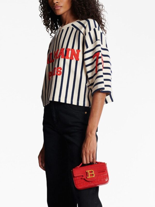 Balmain B-Buzz crocodile-effect mini bag - Image 3