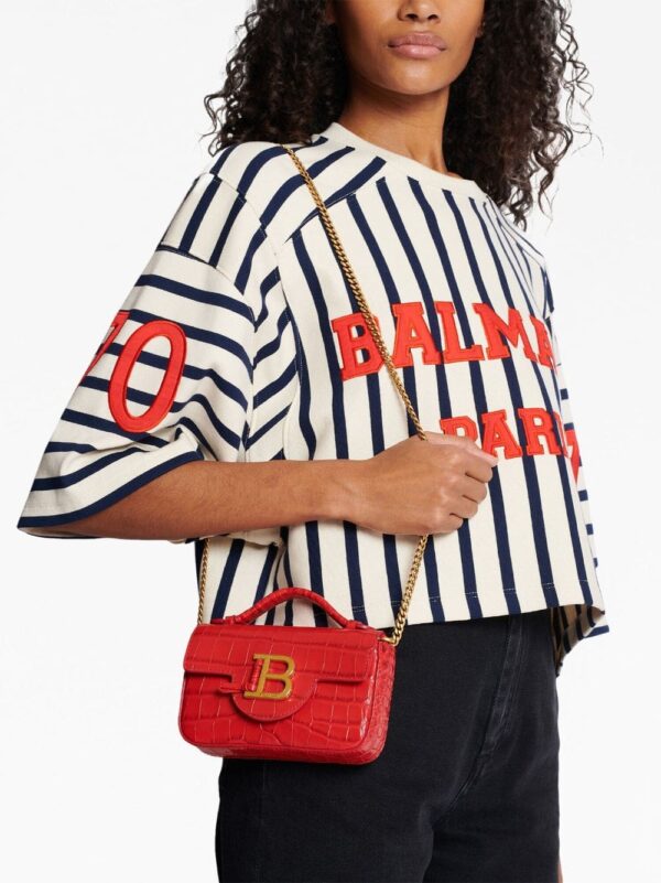 Balmain B-Buzz crocodile-effect mini bag - Image 2