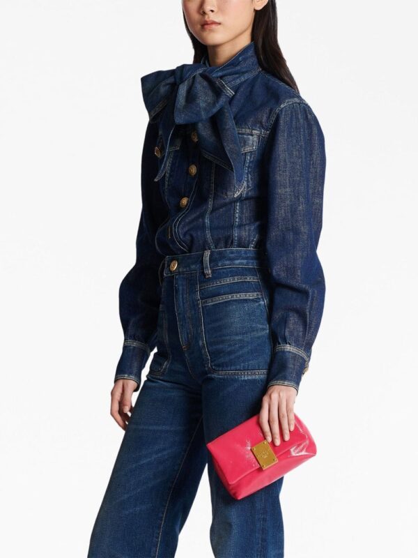 Balmain mini 1945 Soft leather shoulder bag - Image 3