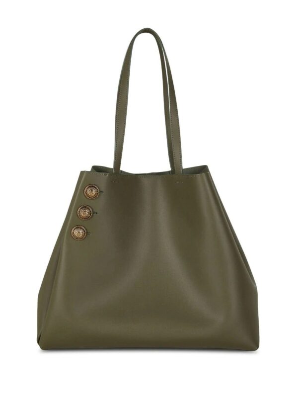 Balmain  Embleme leather tote bag - Image 4