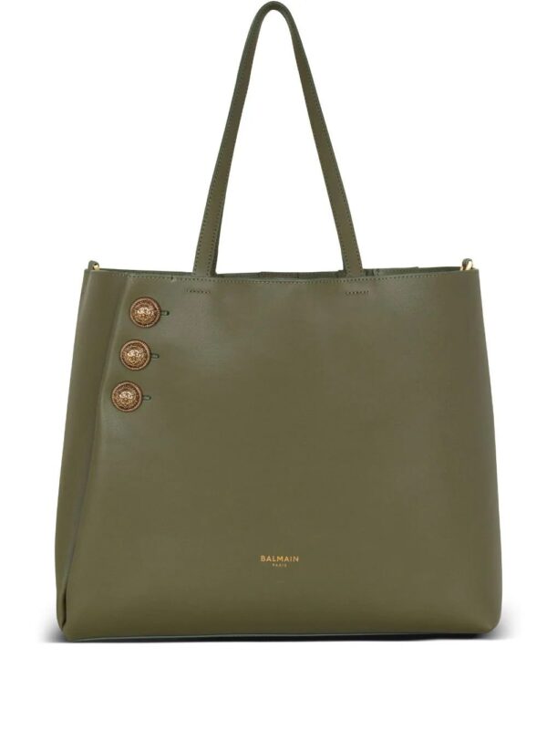 Balmain  Embleme leather tote bag
