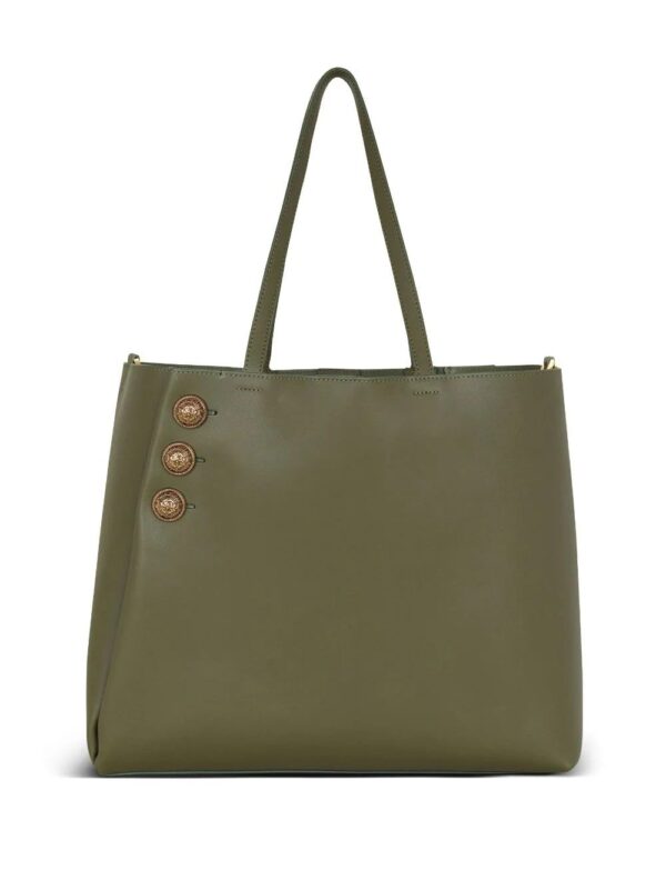Balmain  Embleme leather tote bag - Image 2