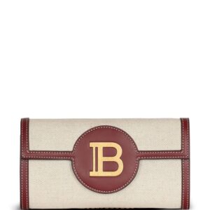 Balmain B-Buzz canvas wallet-on-chain