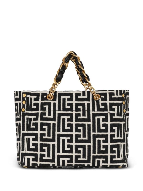 Balmain logo-plaque tote bag - Image 4