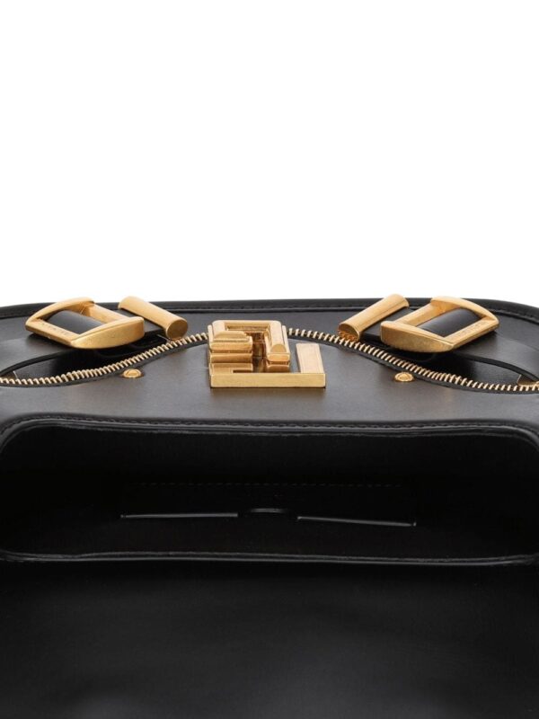 Balmain logo-appliqué shoulder bag - Image 5