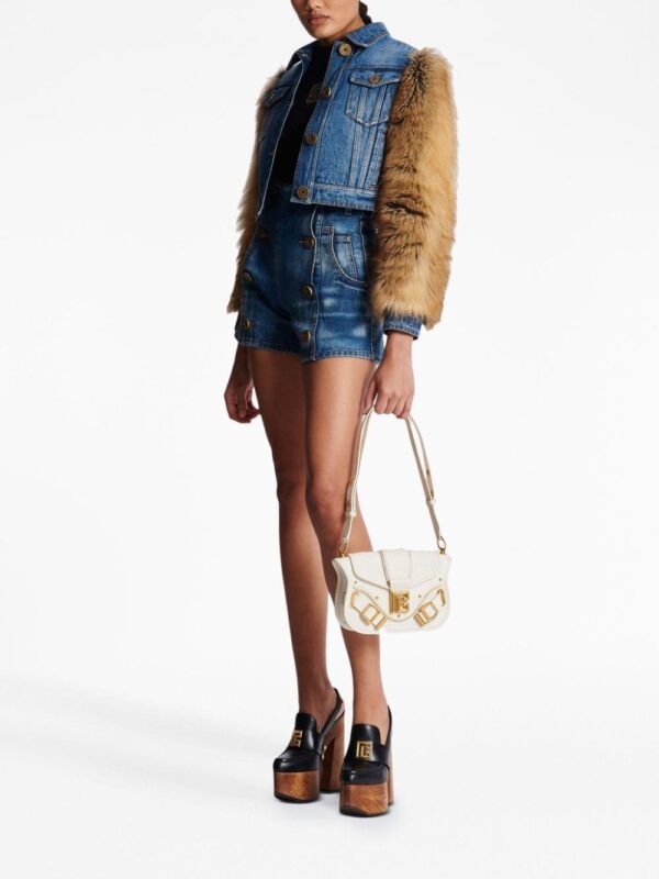 Balmain logo-plaque shoulder bag - Image 2
