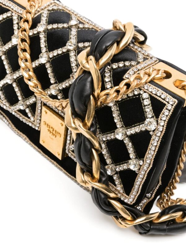 Balmain small 1945 Soft shoulder bag - Image 4