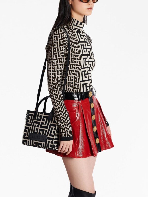 Balmain small B-Army monogram tote bag - Image 2