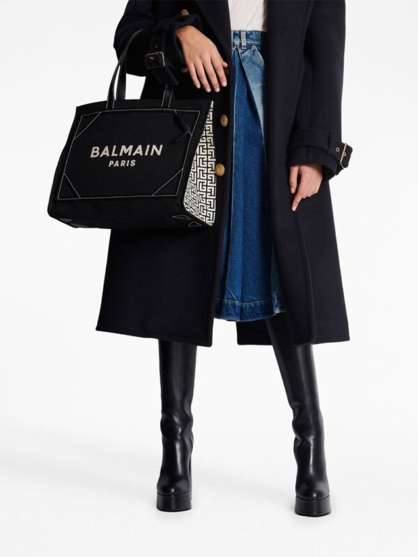Balmain B-Army 42 canvas tote bag - Image 3