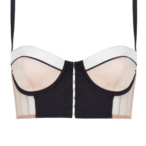 Kiki de Montparnasse  Muse panelled bustier bra