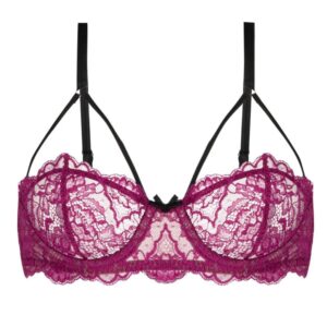 Fleur Du Mal  Roxy floral-embroidered lace bra