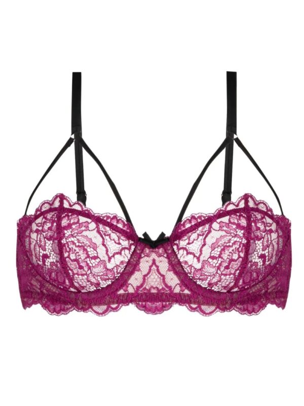Fleur Du Mal  Roxy floral-embroidered lace bra