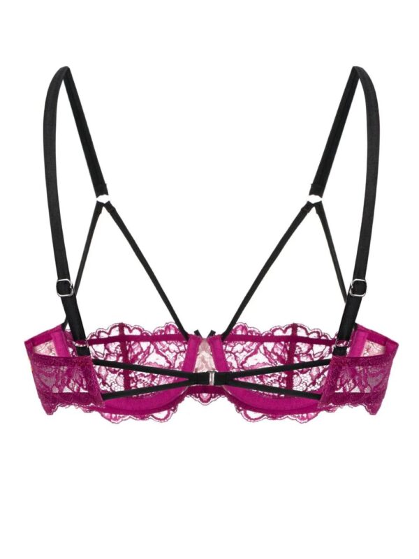 Fleur Du Mal  Roxy floral-embroidered lace bra - Image 2