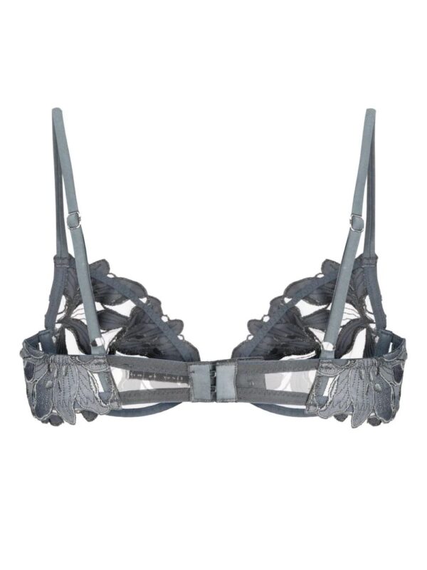 Fleur Du Mal  Lily floral embroidery bra - Image 2