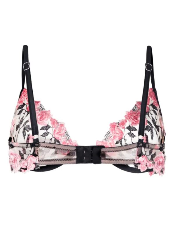 Fleur Du Mal  floral-embroidered demi bra - Image 2