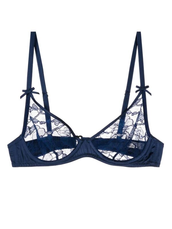 Fleur Du Mal  Magnolia lace demi bra