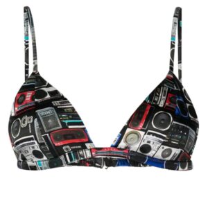 Fleur Du Mal  Luxe triangle-cup bra