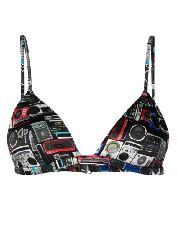Fleur Du Mal  Luxe triangle-cup bra