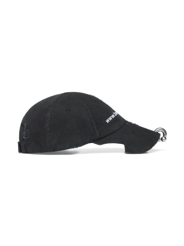 Balenciaga Bal.com piercing baseball cap - Image 5