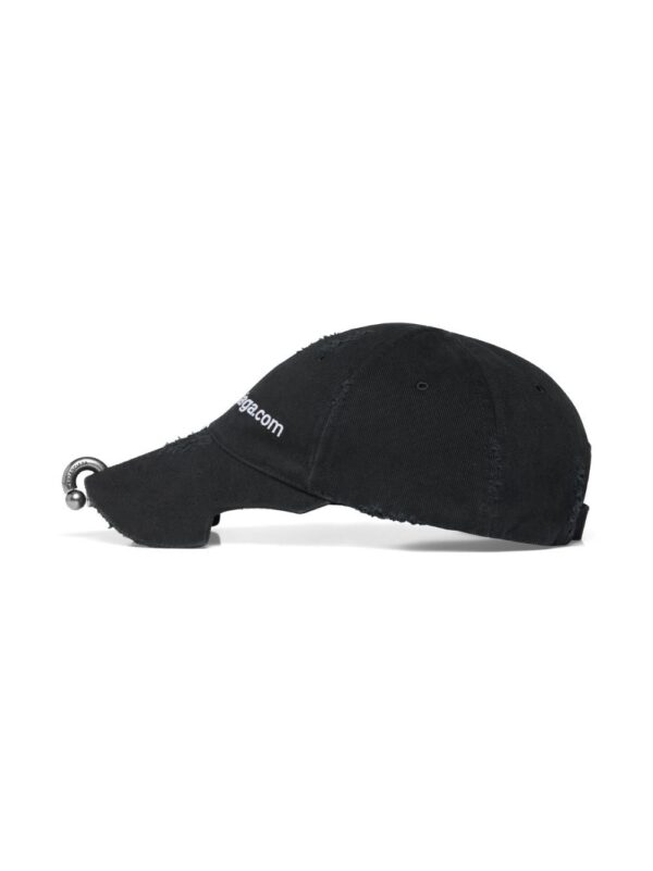 Balenciaga Bal.com piercing baseball cap - Image 4