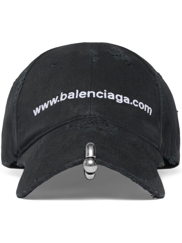 Balenciaga Bal.com piercing baseball cap