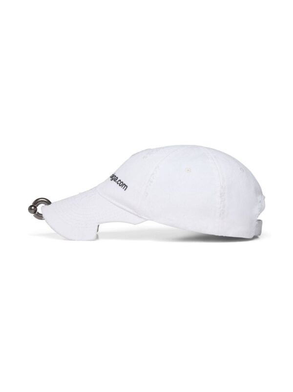 Balenciaga embroidered-logo six-panel cap - Image 5