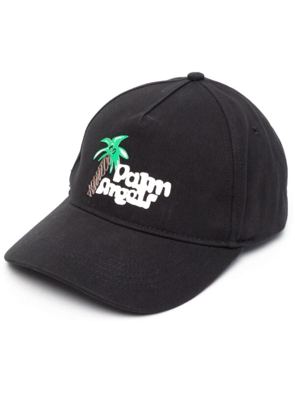 Palm Angels Sketchy logo-print baseball cap