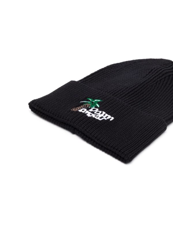 Palm Angels Sketchy embroidered-logo beanie - Image 2