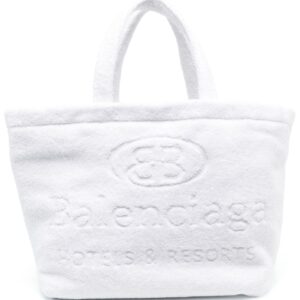 Balenciaga Jumbo logo-debossed tote bag