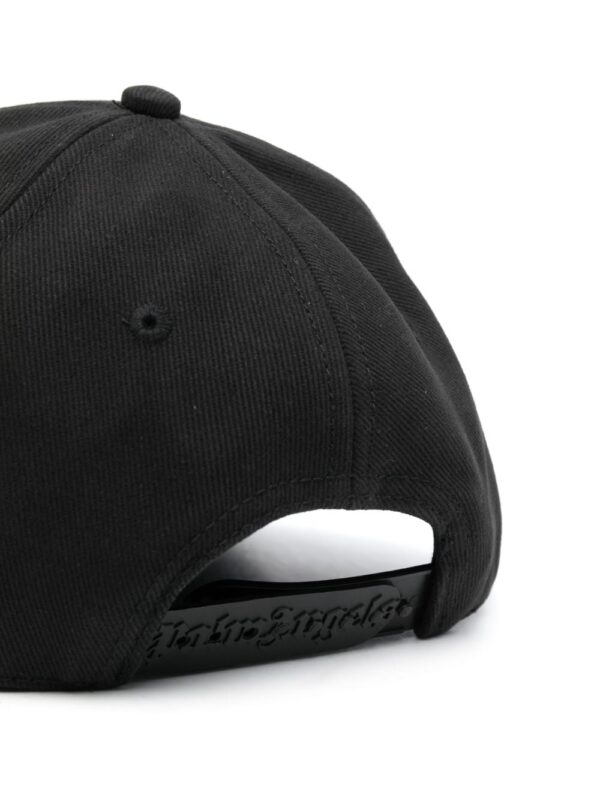 Palm Angels monogram-embroidered cotton cap - Image 2