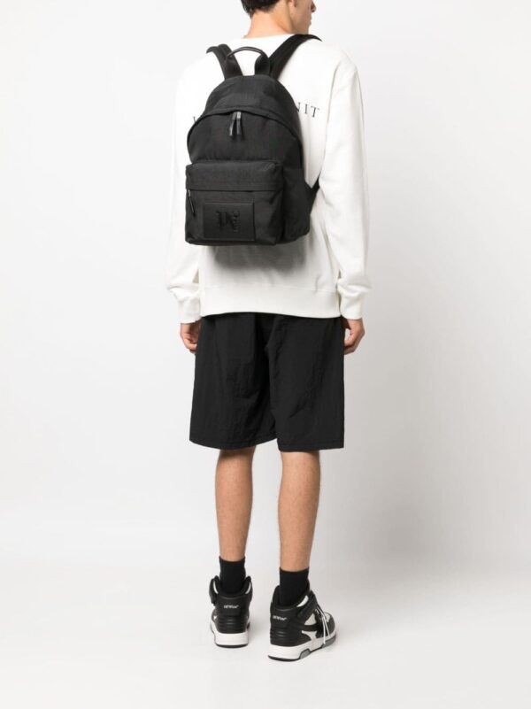 Palm Angels Monogram logo-patch backpack - Image 2