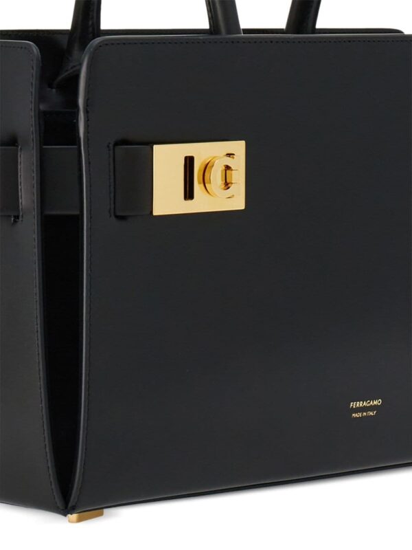 Ferragamo medium Gancini leather tote - Image 4