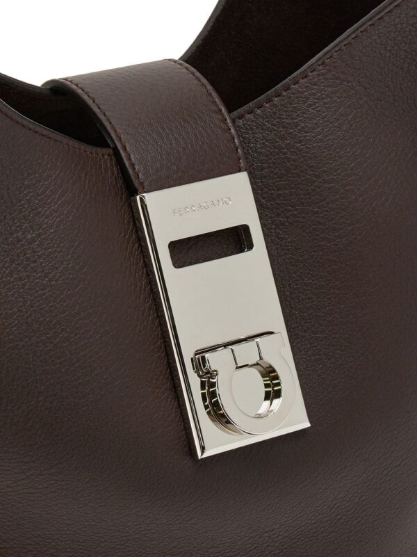 Ferragamo medium Hobo leather tote bag - Image 3