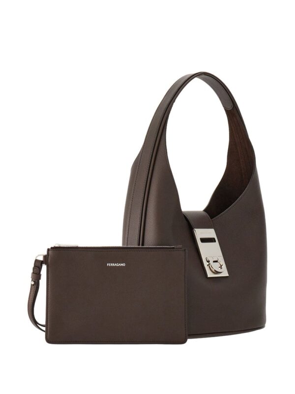 Ferragamo medium Hobo leather tote bag - Image 5