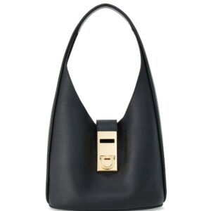 Ferragamo medium Gancini-buckle leather hobo bag