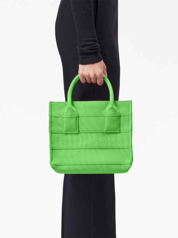 Ferragamo small logo-print tote bag - Image 2