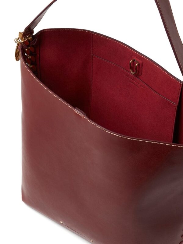 Stella McCartney Frayme logo-plaque tote bag - Image 4