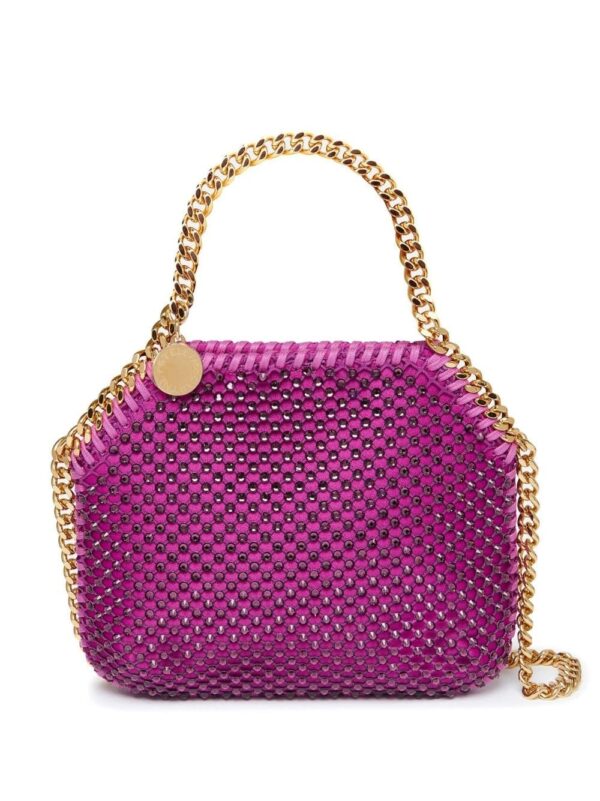 Stella McCartney Falabella crystal-embellished tote bag
