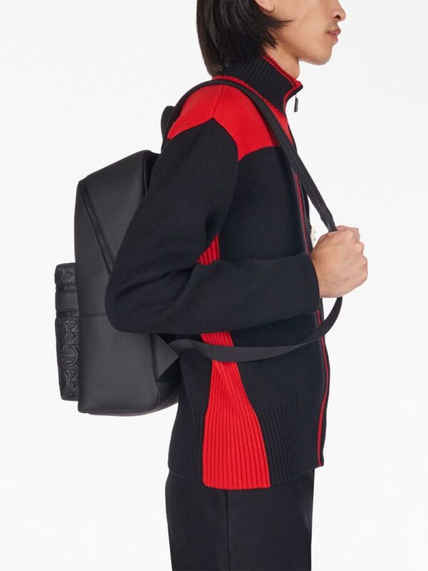 Ferragamo embossed-logo leather backpack - Image 2