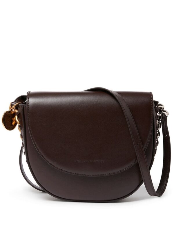 Stella McCartney Frayme logo-embossed shoulder bag