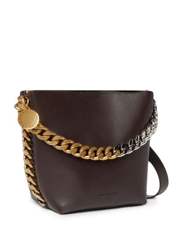 Stella McCartney Frayme logo-plaque shoulder bag - Image 3