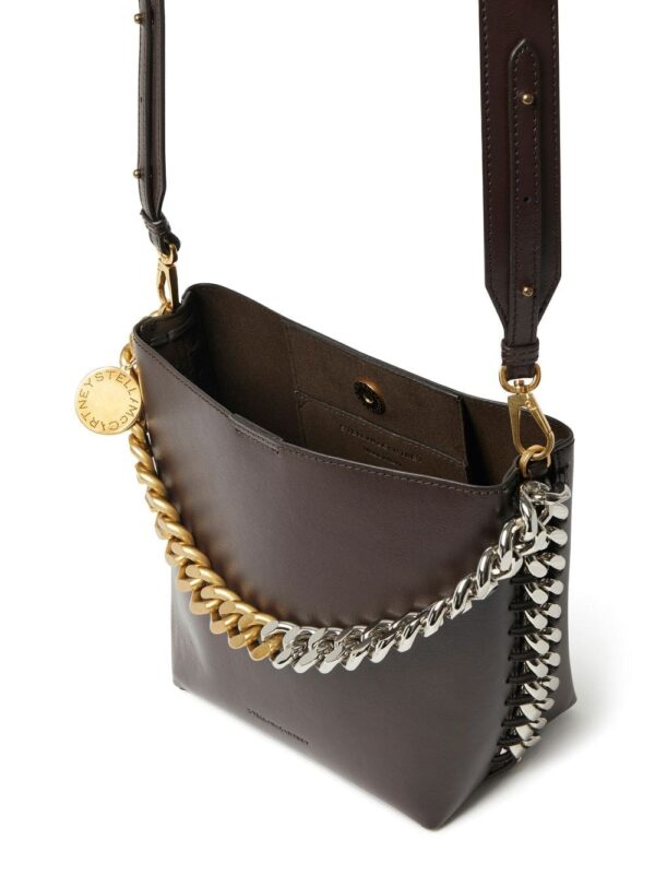 Stella McCartney Frayme logo-plaque shoulder bag - Image 4