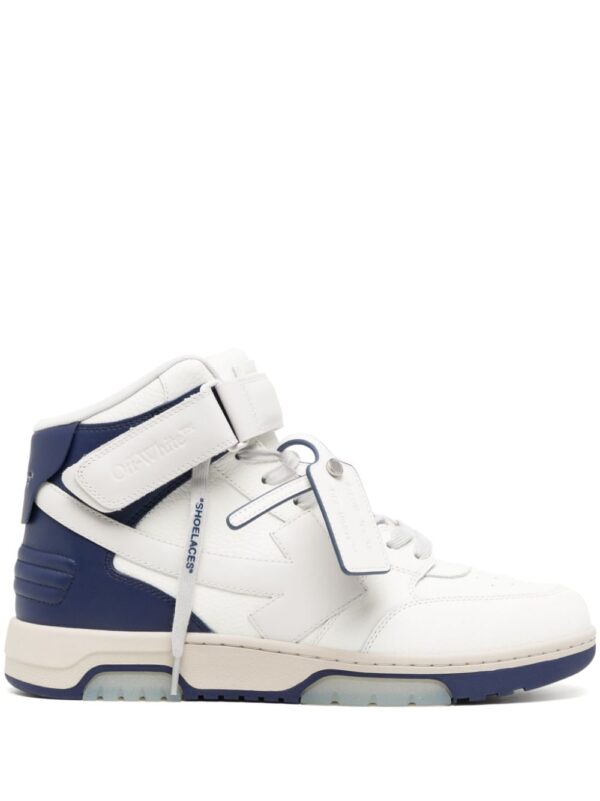 Off-White logo-patch lace-up sneakers