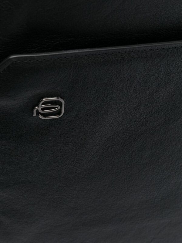 PIQUADRO logo-patch leather backpack - Image 5