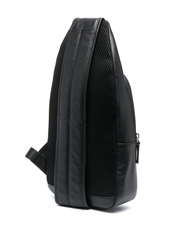PIQUADRO logo-plaque zipped backpack - Image 3