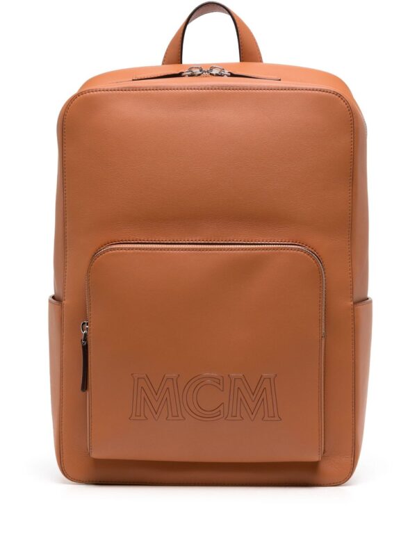 MCM medium Aren leather backpack