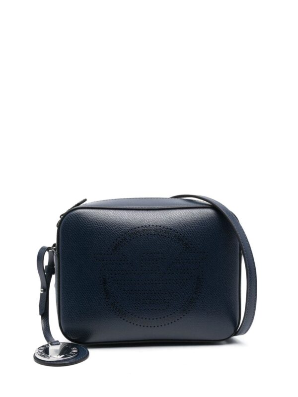 Emporio Armani perforated-logo crossbody bag