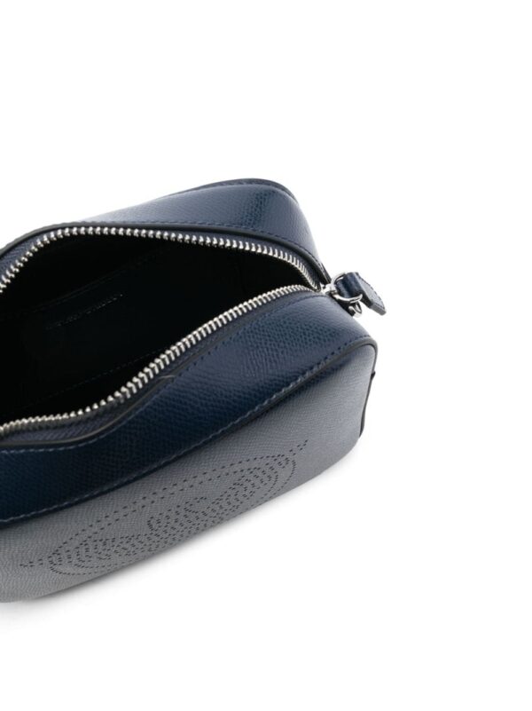 Emporio Armani perforated-logo crossbody bag - Image 5