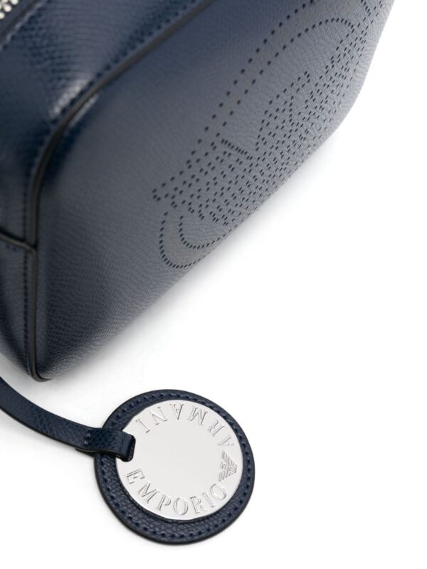 Emporio Armani perforated-logo crossbody bag - Image 4