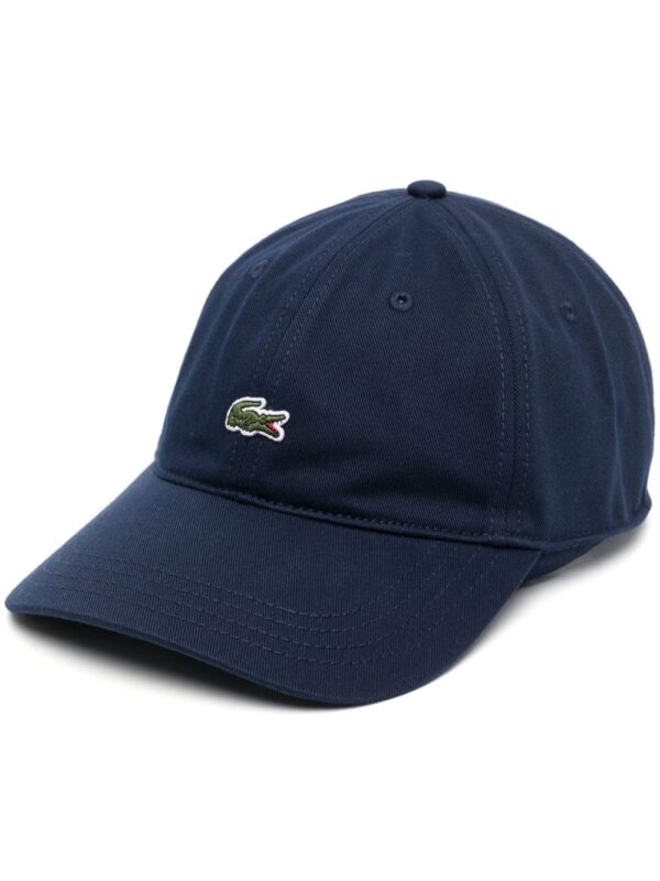 Lacoste logo-patch curved-peak cap
